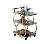 SLGGPJBU Carrello da cucina Carrello da pranzo Carrello di stoccaggio dell'hotel Mobile Multi-Layer Tea Dessert Rack Bar Cafe Ristorante speciale