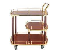 SLGGPJBU Carrello da cucina, carrello di servizio per rolling, carrello multifunzionale per la consegna di cibo da hotel, adatto per feste, riunioni?