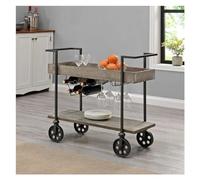 SLGGPJBU Carrello da cucina con ruote maniglie e ripiani per tè, caffè e portata, per casa e ufficio
