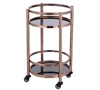 SLGGPJBU Carrello da cucina - Grande carrello da bar, in acciaio inox, pieghevole, con ruote, per bar e ristoranti, hotel