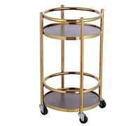 SLGGPJBU Carrello da cucina - Grande carrello da bar, in acciaio inox, pieghevole, con ruote, per bar e ristoranti, hotel