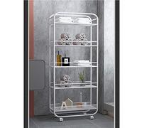 SLGGPJBU Carrello da cucina in metallo, multiuso, con ruote, per cucina e bagno