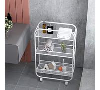 SLGGPJBU Carrello da cucina in metallo, multiuso, con ruote, per cucina e bagno