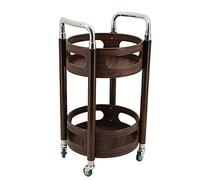 SLGGPJBU Carrello da servizio, carrello a 2 livelli, carrello da bar, carrello da cucina, organizer per bagno, design moderno per la decorazione della cucina,