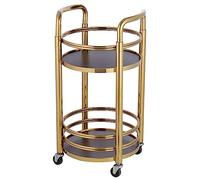 SLGGPJBU Carrello di servizio per carrello da cucina - Carrelli da portata in acciaio inox pieghevole con ruote per bar e ristoranti, hotel