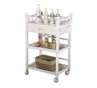 SLGGPJBU Carrello portaoggetti da cucina carrello da cucina, con cassetti, ripiani multiuso, scaffale portaoggetti colore: 50 35 85 cm