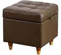 SLGGPJBU Contenitore poggiapiedi impermeabile in pelle PU Sgabello basso per uso domestico alto elastico imbottitura spugna divano tavolino sgabello sedia arredamento casa