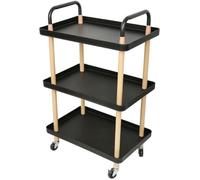 SLGGPJBU Cucina a tre piani Carrello di installazione multifunzione Soggiorno Accessori per la casa Rack di stoccaggio