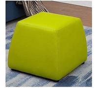 SLGGPJBU Poggiapiedi per riposare i piedi, pieghevole, poggiapiedi multifunzione, trapezoidale in pelle, sgabello per casa, soggiorno, scarpiera, panca imbottita