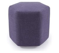 SLGGPJBU Poggiapiedi, Poggiapiedi Multifunzione Portatile Trucco Vanity Sgabello Divano Picnic Sedile Versatile Salvaspazio Antiscivolo Viola Comfortab
