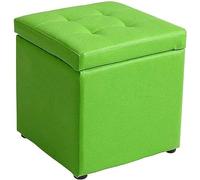 SLGGPJBU Poggiapiedi sgabello da toeletta poggiapiedi, sgabello portaoggetti multifunzionale, in pelle, copertura per divano, veranda, cambio scarpe, panca poggiapiedi, 30 × 30 × 35 C