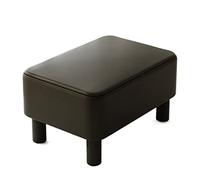 SLGGPJBU Poggiapiedi, sgabello per soggiorno, divano, sgabello basso, panca lunga, sgabello per scarpe, sgabello da porta, sgabello in pelle/confezione da 3