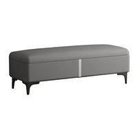 SLGGPJBU Pouf ottomano contenitore con contenitore, arredamento imbottito in tessuto tecnico, poggiapiedi per soggiorno, ingresso o camera da letto
