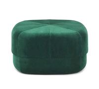 SLGGPJBU Pouf rotondo in morbido velluto, tavolino da salotto, poggiapiedi imbottito, seduta extra ideale per soggiorno, camera da letto, 40 x 40 x 46 cm