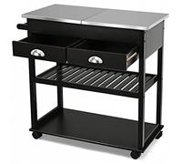SLGGPJBU Rolling Cucina Isola Trolley Carrello con Cassetti Cucina Rack di Stoccaggio Salone Bagno Ufficio Mensola Gadget