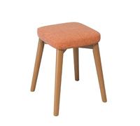 SLGGPJBU Sgabello con poggiapiedi, regolabile, con 4 gambe in legno, sedia per casa, ristorante, soggiorno, camera da letto, ufficio, divano, sgabello per trucco, 3 colori