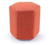 SLGGPJBU Sgabello fasciatoio per scarpe, poggiapiedi, poggiapiedi, multifunzione, portatile, per trucco, divano, picnic, versatile, salvaspazio, antiscivolo, arancione