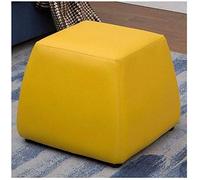 SLGGPJBU Sgabello multifunzione trapezoidale a pedale in pelle, sgabello per casa e soggiorno