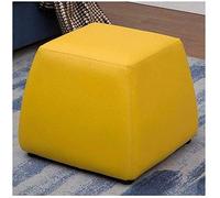 SLGGPJBU Sgabello per Piedi Riposo Pieghevole Stoccaggio Poggiapiedi Sgabello, Multifunzione a Forma di Trapezoidale In Pelle Pedale Divano Sgabello per Casa Soggiorno Scarpe Divano Sgabello Imbottito