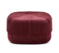 SLGGPJBU Sgabello rotondo ottomano in morbido velluto tavolino imbottito poggiapiedi seduta extra ideale per soggiorno camera da letto 40 x 40 x 46 cm