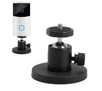 SLIAXINT Supporto magnetico da parete per telecamera di sorveglianza supporto Ring camera esterno con magnete 15KG support telecamera muro 360° senza forare con vite 1/4 compatibile Ring Arlo Eufy