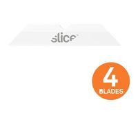 Slice 10408 Lame di ricambio in ceramica, angoli appuntiti 4 pz.