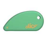 Slice Micro taglierina di sicurezza | Taglierina sicura in ceramica che dura 11 volte più a lungo del metallo | Portachiavi apribottiglie | 1 confezione | Verde vivo
