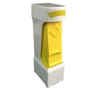 Slicer di burro con lama in acciaio inossidabile, tagliente di alimentazione per burro di cibo e custode con coperchio per frigorifero, scatola di plastica facile conservazione e taglio, taglio