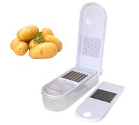 Slicer Di Patate In Acciaio Inossidabile - Cutter Di Preparazione Alimentare Manuale, Gadget Culinario Multifunzione | Strumento Di Affettatura Portatile Resistente Alla Ruggine, Accessorio Per Elicot