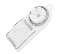 Slicer Di Uova In Acciaio Inossidabile - Taglierine Uova | Frutta E Verdura Resistente | Cutter Sicuro Per Lavastoviglie In Acciaio Inossidabile | Strumento Da Cucina Multiuso Da 2 In 1 Per Frutta Per