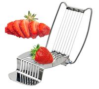 Slicer Di Uova - Taglierina In Acciaio Inossidabile Multiuso, Cucina Di Sezionamento Affilato, Divisore Portatile Compatto, Cibi Pesanti Per Accessori Di Preparazione | Uova Perfetta A Bolli Ins