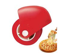 Slicer per pizza, ruota di taglio per pizza | Rotolo di taglio per torta compatto | Lavastoviglie in modo sicuro rotolatore per pasticceria, mattarello per pizza di pasta per la casa e l'uso