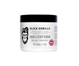 Slick Gorilla Scrub per Cuoio Capelluto con Sale Marino Detergente Esfoliante per Capelli Grassi e Accumuli Scrub Profondo e Trattamento Detox per Radici Fresche e Capelli dall’Aspetto Sano