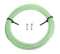 Slick Lube - Tubo interno per alloggiamento cavo interno bici, deragliatore per bicicletta da strada e tubo guida cavo freno, guaina in PVC antiruggine con rivestimento liscio (5,8 x 7,4 cm, verde)