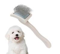 Slicker Brush For Dogs, Pet Cleaning Grooming Slicker Brush, Shedding Comb For Small Medium Large Breeds, Skin Massaging Gentle Tool For Home, 19,5 x 5,9 x 6,2 cm, Outdoor Shelter