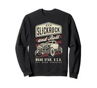 Slickrock And Roll Moab Utah Offroad Rock Crawler 4x4 Felpa