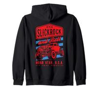 Slickrock And Roll Moab Utah Offroad Rock Crawler 4x4 Felpa con Cappuccio