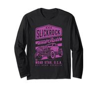 Slickrock And Roll Moab Utah Offroad Rock Crawler 4x4 Maglia a Manica
