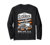 Slickrock And Roll Moab Utah Offroad Rock Crawler 4x4 Maglia a Manica