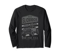 Slickrock And Roll Moab Utah Offroad Rock Crawler 4x4 Maglia a Manica