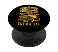 Slickrock and Roll Moab Utah Offroad Rock Crawler 4x4 PopSockets PopGrip Adesivo