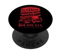 Slickrock and Roll Moab Utah Offroad Rock Crawler 4x4 PopSockets PopGrip Adesivo