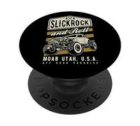 Slickrock and Roll Moab Utah Offroad Rock Crawler 4x4 PopSockets PopGrip Adesivo