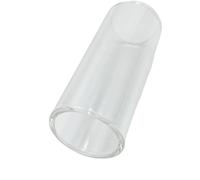 Slide Chitarra Accessorio for chitarra con barra scorrevole for, copertura for dita in acciaio inossidabile, manica for, lunghezza in, 60 mm(60MM Glass color)