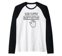 Slide Flipper Minimalist Church Media Volontario Maglia con Maniche Raglan