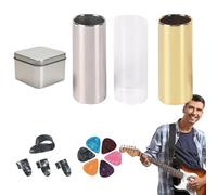 Slide for Guitar - Slider per chitarra da 60 mm - Kit di accessori per strumenti musicali per esibizioni dal e pratica, miglioramento del