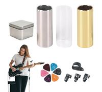 Slide Guitar Tube, Slide per per chitarra - Slider per chitarra da 60 mm | Kit di per strumenti musicali professionisti, strumenti di tono di registrazione in studio per principianti