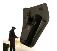 Slide-in Fishing Rod Hip Holsters, Supporto per canne da pesca regolabile, supporto per canne da pesca, per surf casting e kayak, accessorio per uomini (Nero)