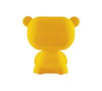 SLIDE Lampada da Tavolo e Comodino PURE - Design Moderno a Orsetto Arancio - Luce d'Atmosfera per Camera Bambini e Soggiorno - in Polietilene - Made in Italy - 24x25x45 cm