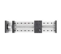 Slide Linear Stage 80 Tavolo scorrevole manuale a sfera a 2 assi Piattaforma con guida precisa Corsa 200 mm per la ricerca universitaria (ECBX1610)